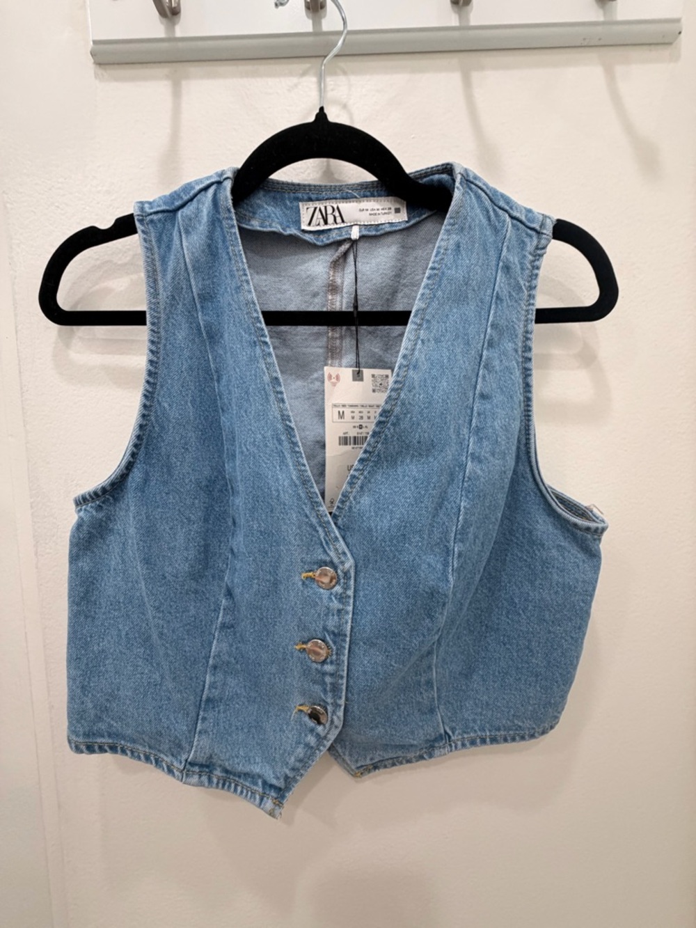 ZARA Light Denim Sleeveless Jacket